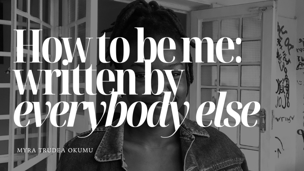 How to be me, written by everyone&nbsp;else